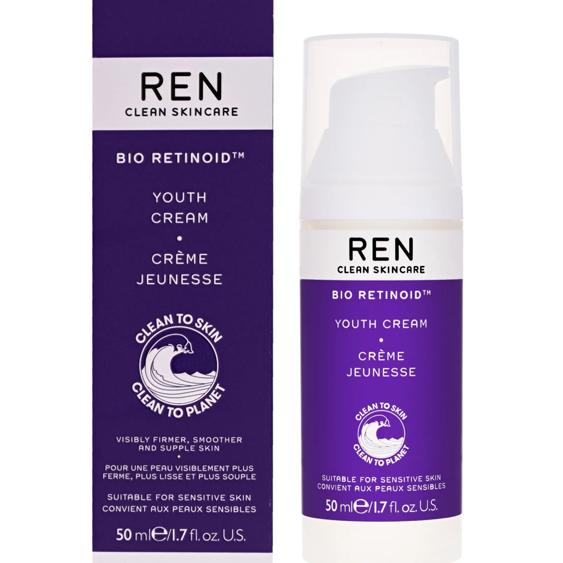 REN Clean Skincare Face Bio Retinoid Anti-Ageing Cream 50ml / 1.7 fl.oz. Online