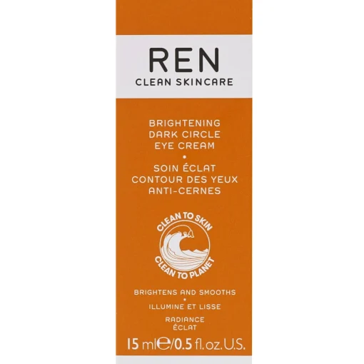 REN Clean Skincare Face Brightening Dark Circle Eye Cream 15ml Best