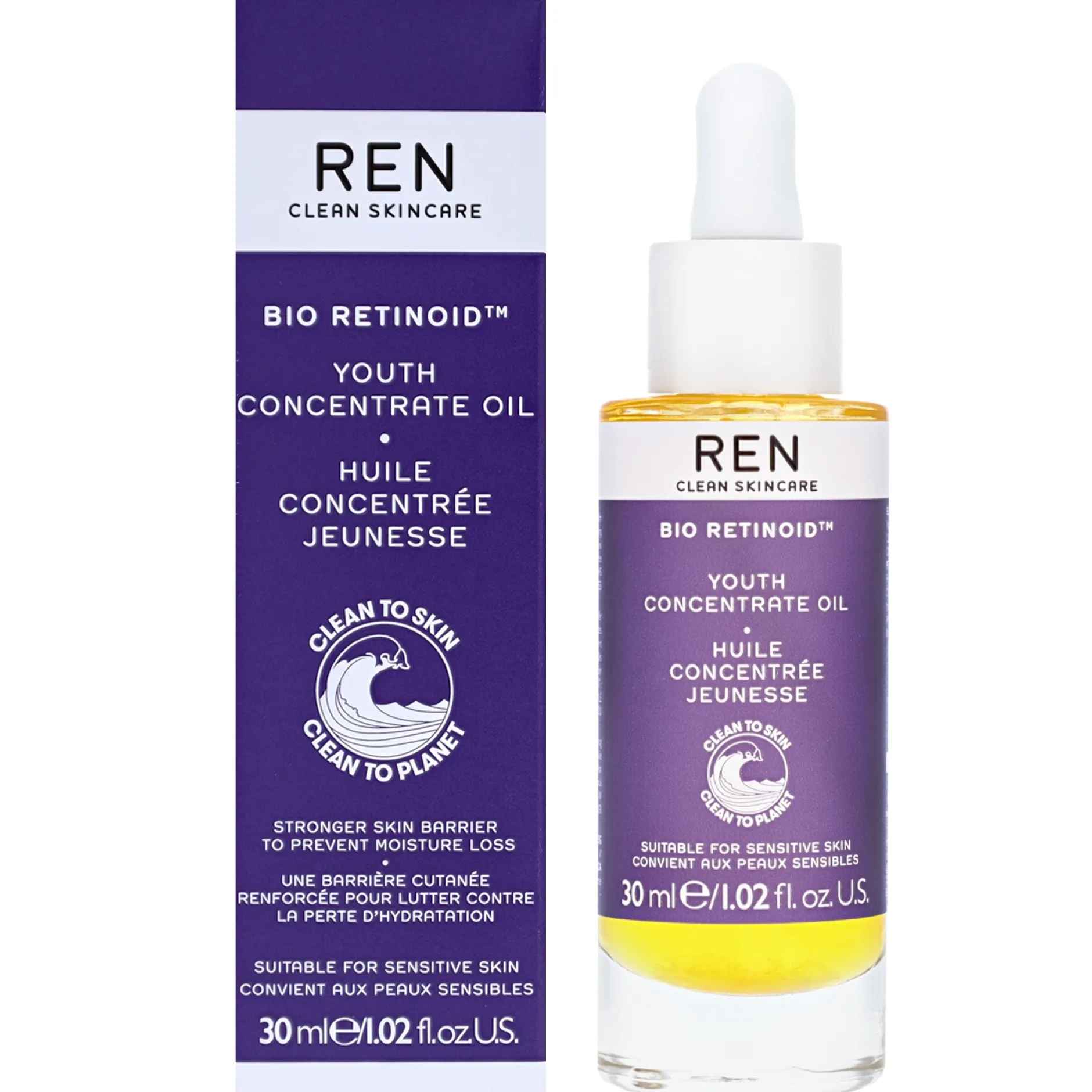 REN Clean Skincare Face Bio Retinoid Youth Concentrate Oil 30ml