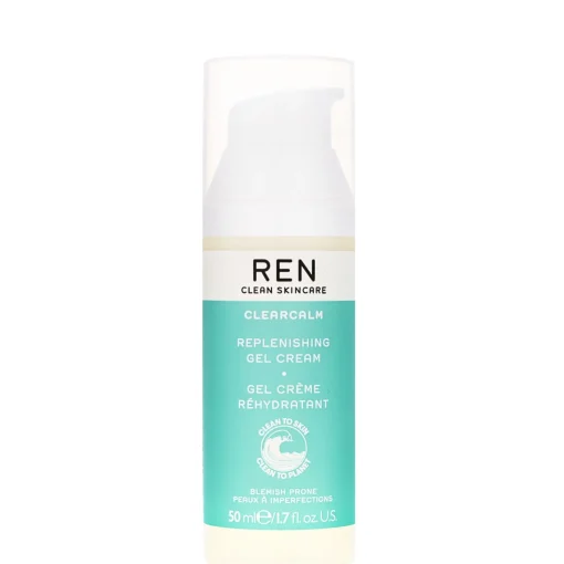 REN Clean Skincare Face ClearCalm 3 Replenishing Gel Cream For Blemish Prone Skin 50ml / 1.7 fl.oz. Best