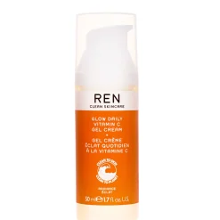 REN Clean Skincare Face Radiance Glow Daily Vitamin C Gel-Cream 50ml / 1.7 fl.oz. Hot