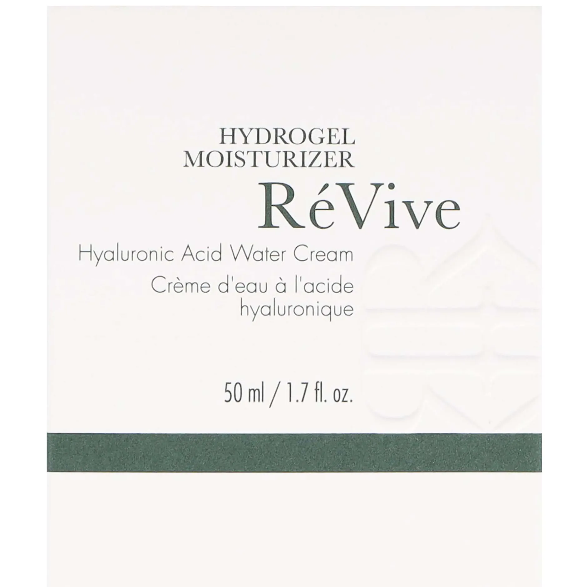 RéVive Moisturisers Hydrogel Moisturizer Hyaluronic Acid Water Cream 50ml New