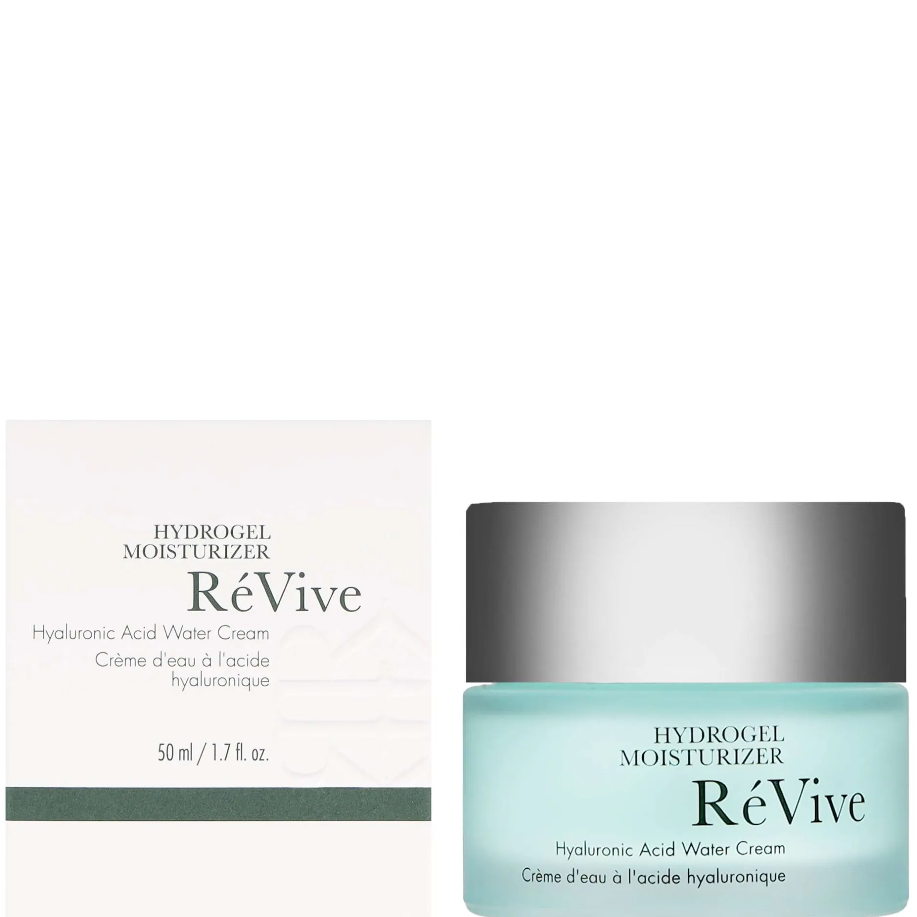 RéVive Moisturisers Hydrogel Moisturizer Hyaluronic Acid Water Cream 50ml New