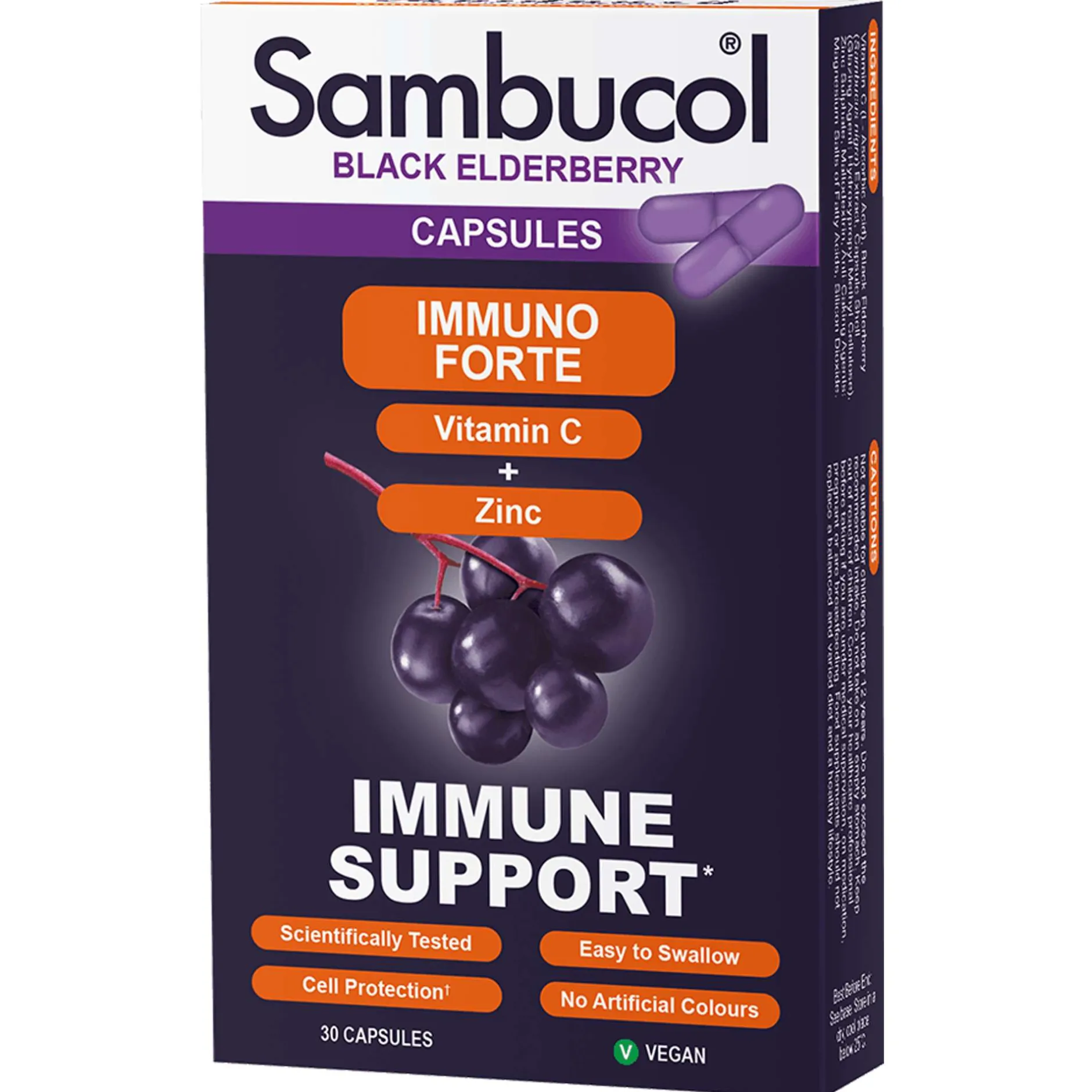 Sambucol Black Elderberry Immuno Forte Capsules x 30 Sale
