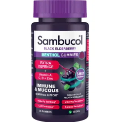 Sambucol Extra Defence Menthol Gummies x 30