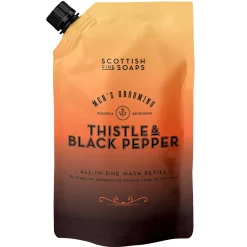 Scottish Fine Soaps Company Thistle & Black Pepper All-In-One Wash 1200ml New
