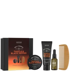 Scottish Fine Soaps Company Thistle & Black Pepper Complete Beard Care Kit