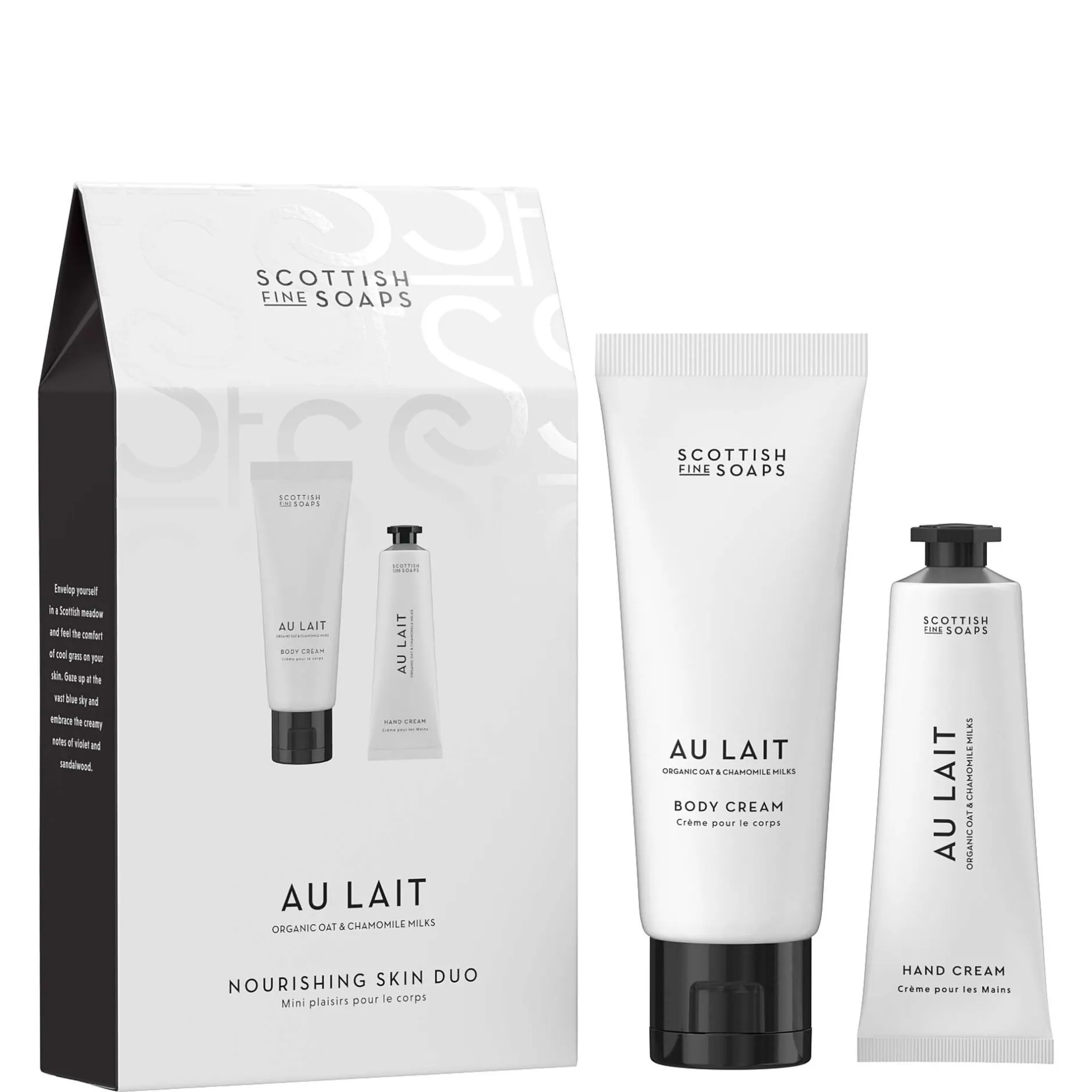 Scottish Fine Soaps Company Au Lait Nourishing Skin Duo Outlet