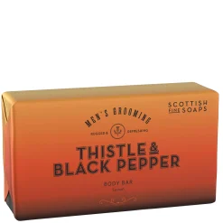 Scottish Fine Soaps Company Thistle & Black Pepper Body Bar 220g Outlet