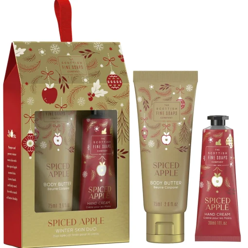 Scottish Fine Soaps Company Spiced Apple Winter Skin Duo