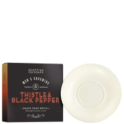 Scottish Fine Soaps Company Thistle & Black Pepper Shave Soap Refill 100g