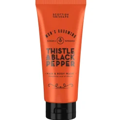 Scottish Fine Soaps Company Thistle & Black Pepper Hair & Body Wash 200ml Hot