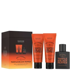 Scottish Fine Soaps Company Thistle & Black Pepper Well Groomed Gift Set Outlet