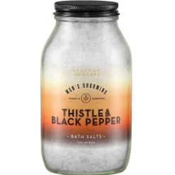 Scottish Fine Soaps Company Thistle & Black Pepper Bath Salts 500g Hot
