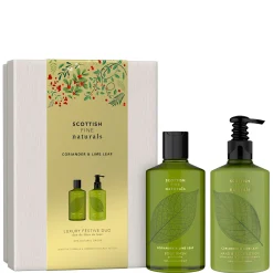 Scottish Fine Soaps Company Coriander & Lime Leaf Luxury Festive Duo New