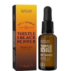 Scottish Fine Soaps Company Thistle & Black Pepper Beard Oil 30ml Clearance