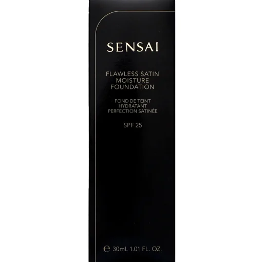SENSAI Flawless Satin Moisture Foundation SPF25 FS202 Ochre Beige 30ml Clearance