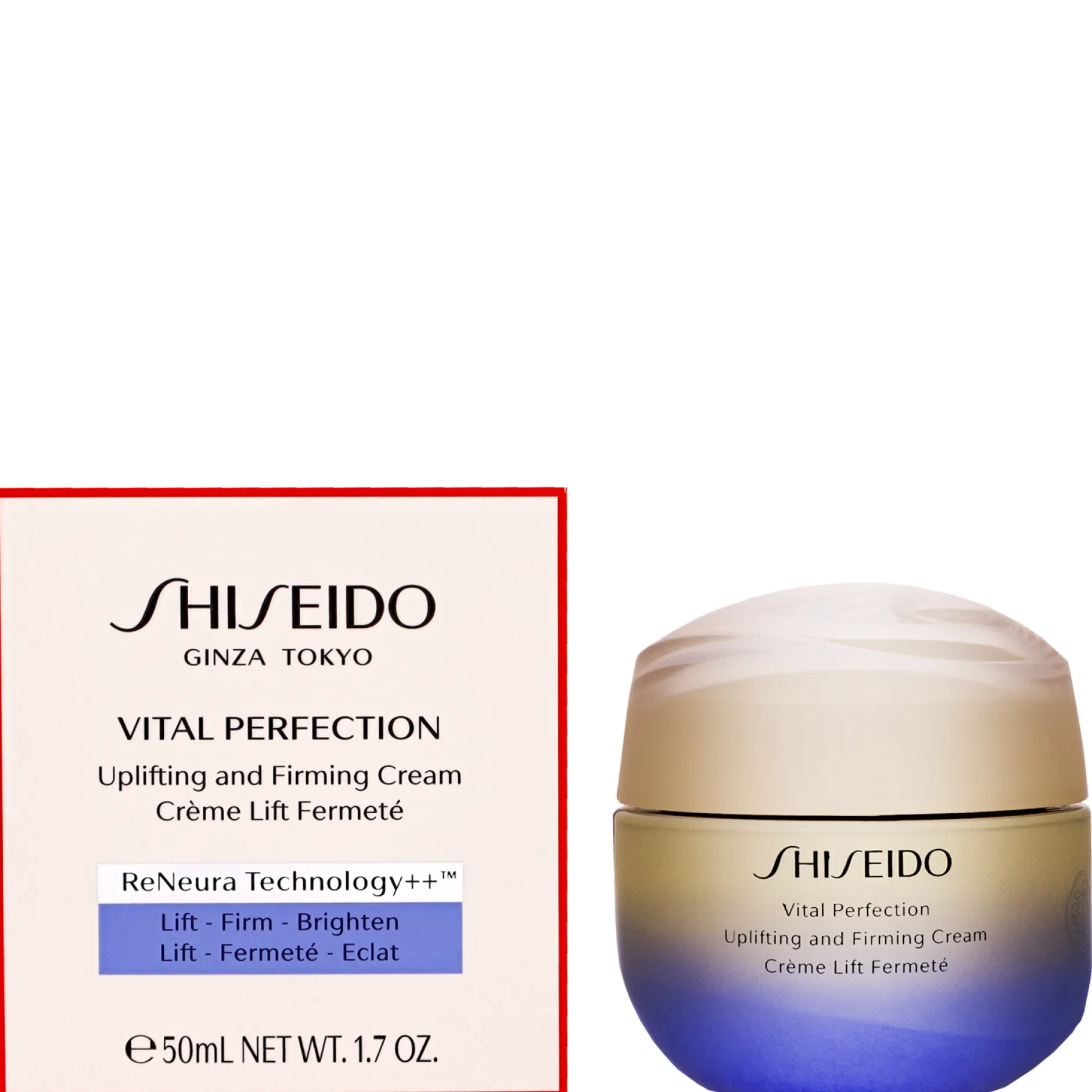 Shiseido Day And Night Creams Vital-Perfection: Uplifting and Firming Cream 50ml / 1.7 oz. New