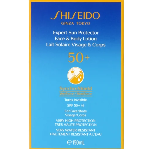 Shiseido Sun Care Expert Sun: Protection Lotion SPF50+ 150ml / 5 fl.oz. Hot
