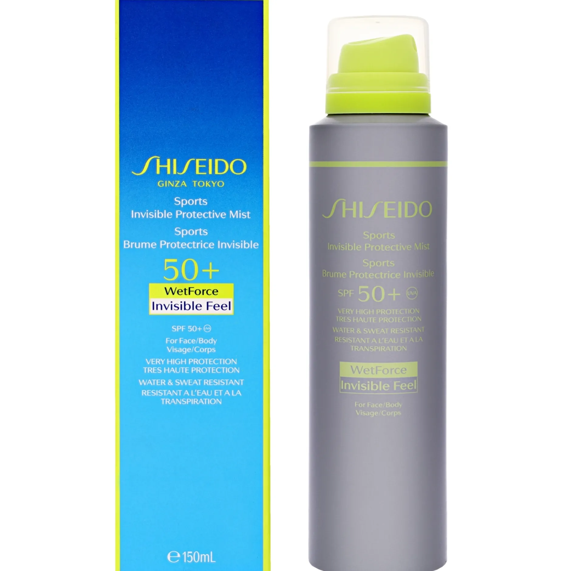 Shiseido Sun Care Sports Invisible Protective Mist SPF50+ 150ml Hot