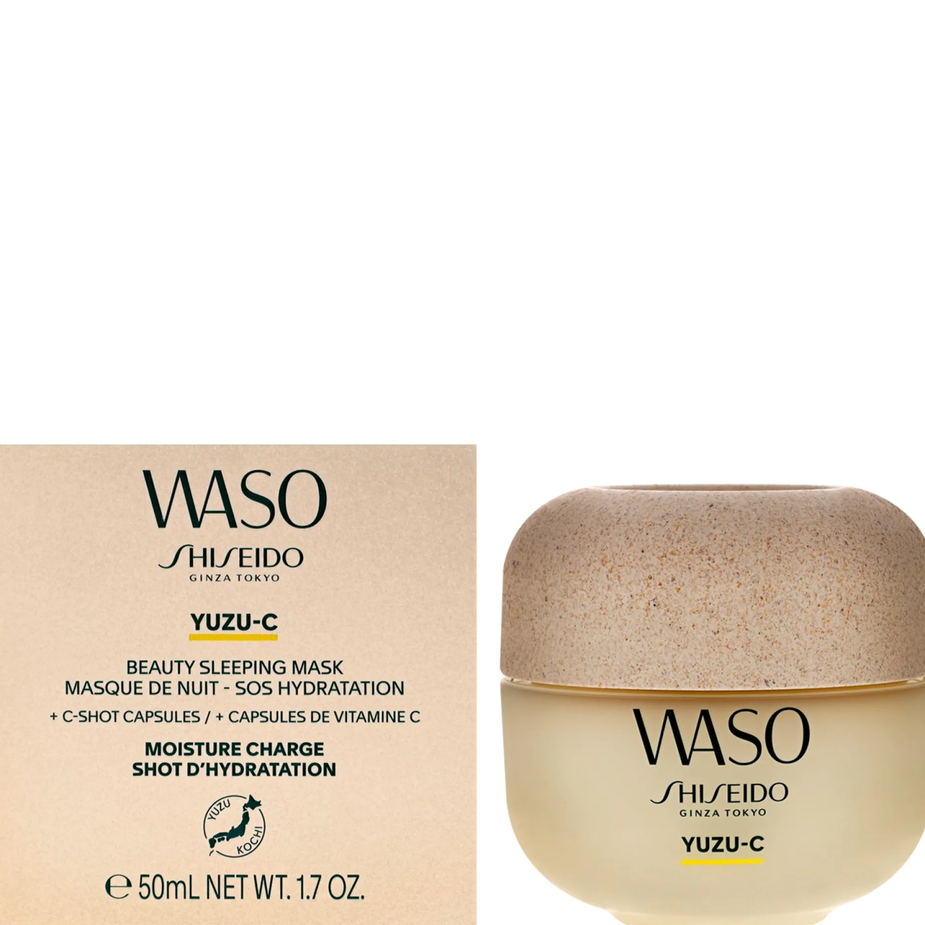 Shiseido Treatments Waso: YUZU-C Beauty Sleeping Mask 50ml