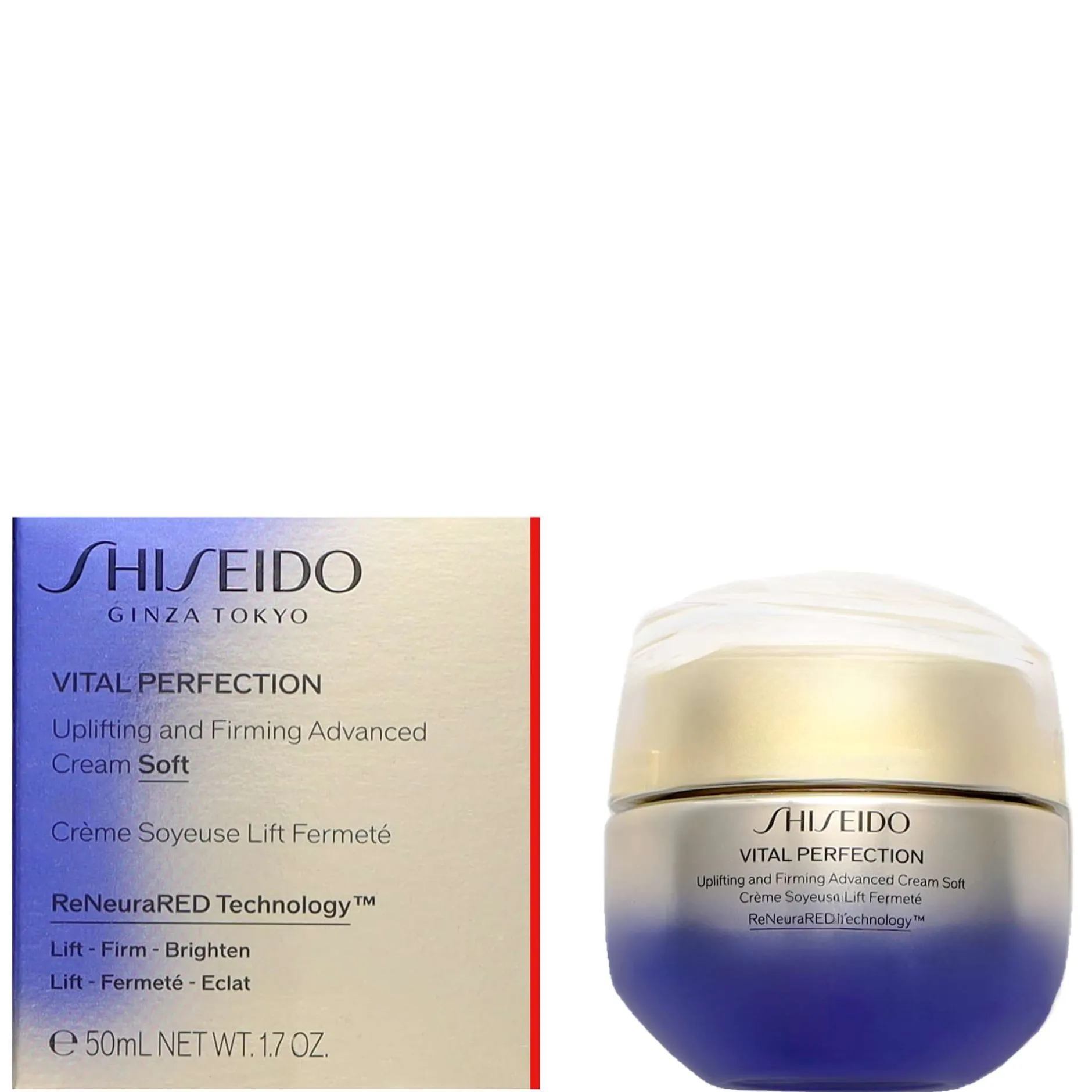 Shiseido Vital Perfection Uplifting and Firming Advanced Cream Soft 50ml Discount