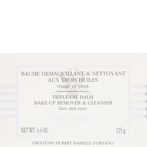 Sisley Makeup Removers And Cleansers Triple-Oil Balm Make-Up Remover & Cleanser 125g Online