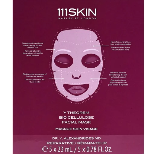 111SKIN Reparative Y Theorem Bio Cellulose Facial Mask 5 x 23ml Outlet