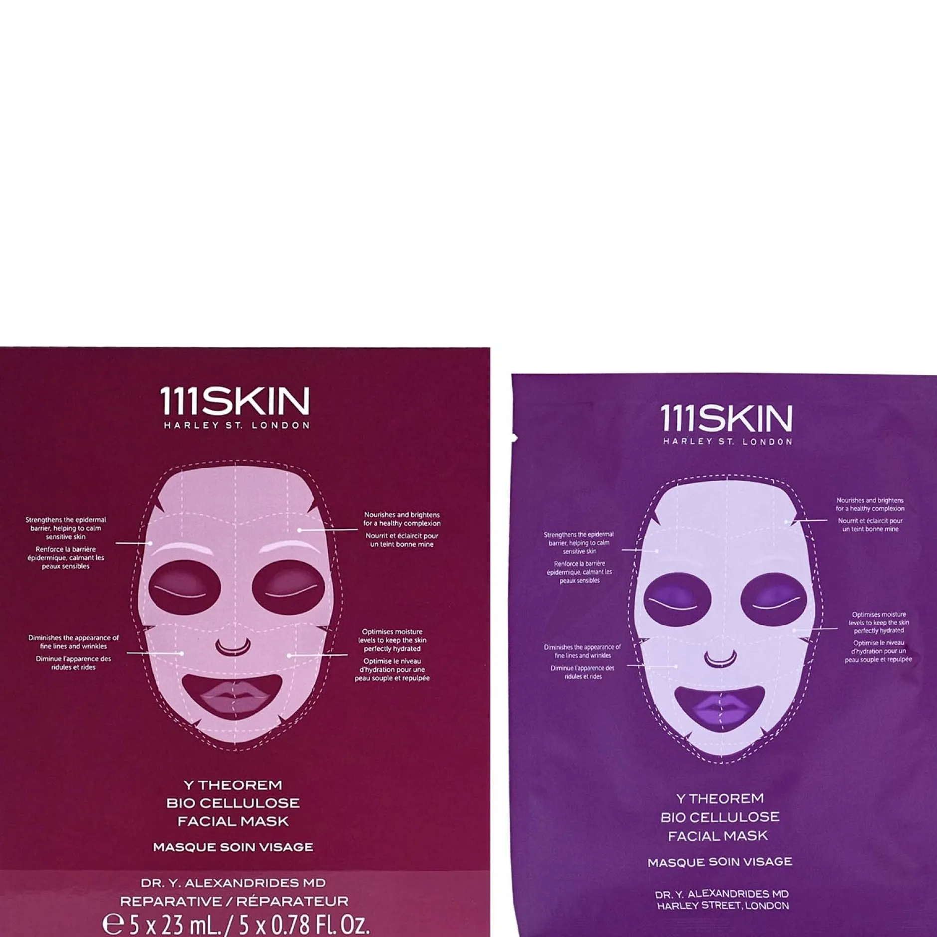 111SKIN Reparative Y Theorem Bio Cellulose Facial Mask 5 x 23ml Outlet