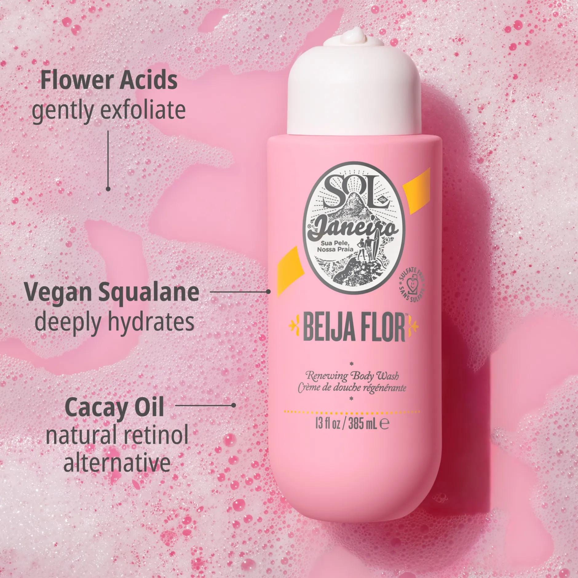 Sol de Janeiro Body Care Beija Flor Body Wash 385ml Outlet