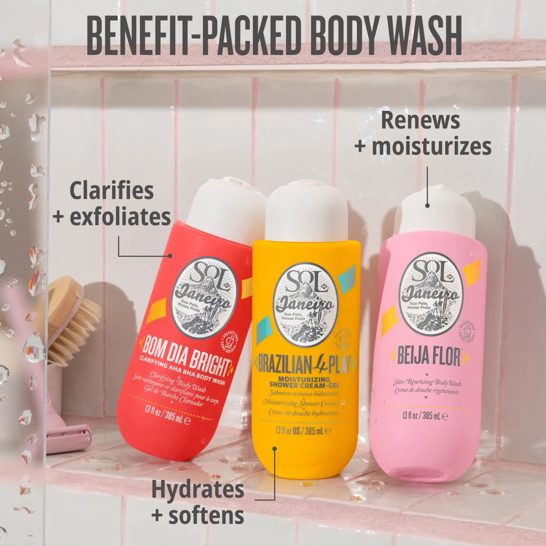 Sol de Janeiro Body Care Beija Flor Body Wash 385ml Outlet