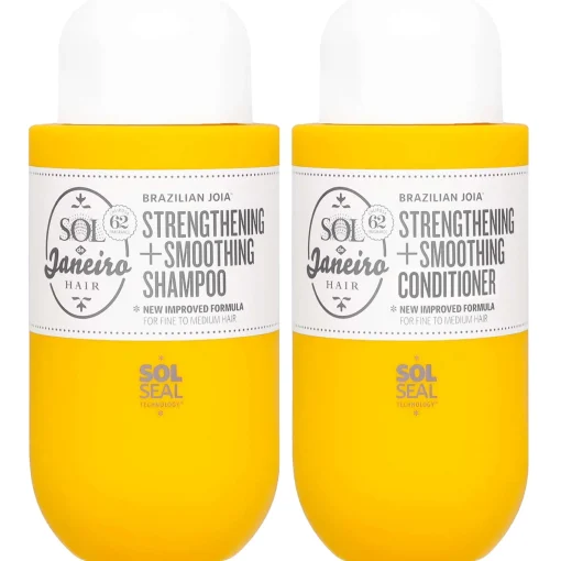 Sol de Janeiro Bundle Duo: Brazilian Joia Strengthening + Smoothing Conditioner 295ml & Shampoo 295ml Online