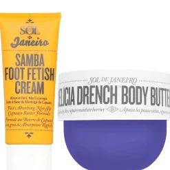 Sol de Janeiro Bundle Duo: Samba Foot Fetish Care 90ml & Delicia Drench Body Butter 240ml Sale