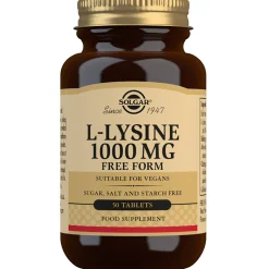Solgar Amino Acids L-Lysine 1000 mg Tablets x 50 Hot