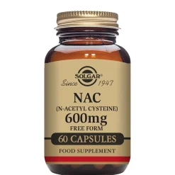 Solgar Amino Acids NAC (N-Acetyl-L-Cysteine) 600mg Vegetable Capsules x 60 Outlet