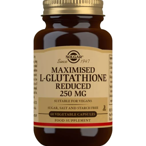 Solgar Antioxidants Maximised L-Glutathione Reduced 250mg Vegetable Capsules x 60 Sale