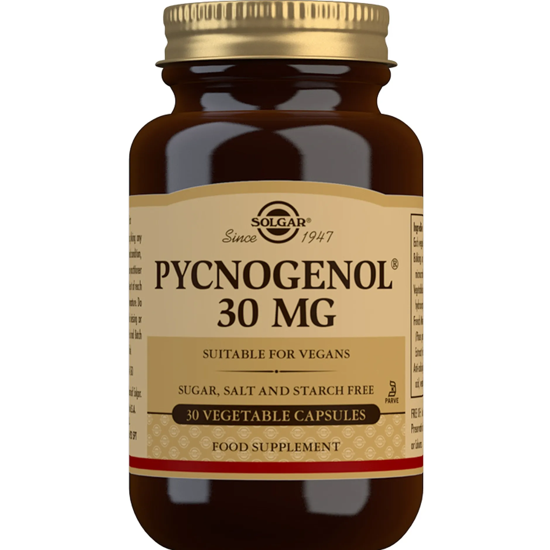 Solgar Antioxidants Pycnogenol 30mg Vegetable Capsules x 30