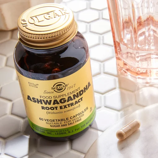 Solgar Botanical & Herb Ashwagandha Root Extract Vegetable Capsules x 60 New