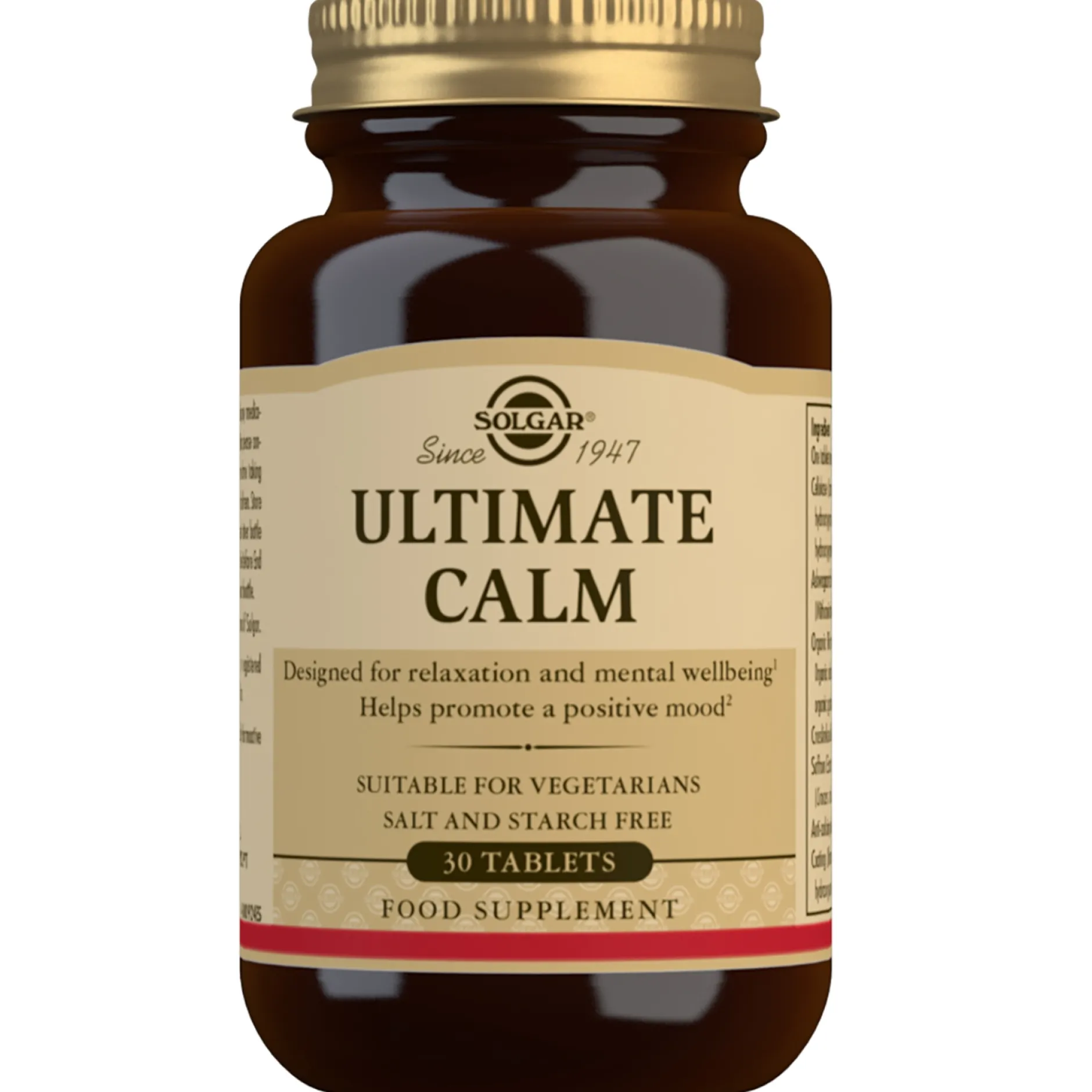 Solgar Botanical & Herb Ultimate Calm Tablets x 30 New