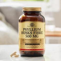 Solgar Digestive Aids Psyllium Husks Fibre 500mg Vegetable Capsules x 200 Sale