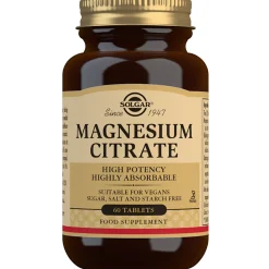 Solgar Minerals Magnesium Citrate Tablets x 60 Clearance
