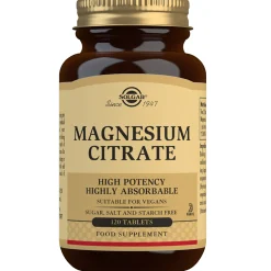 Solgar Minerals Magnesium Citrate Tablets x 120 Clearance