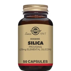 Solgar Minerals Oceanic Silica 25mg Vegetable Capsules x 50 Outlet