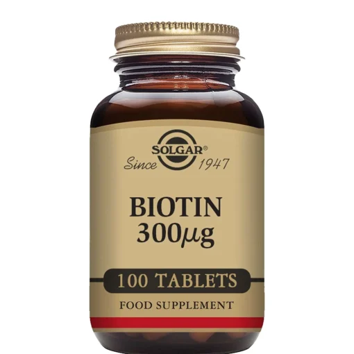 Solgar Vitamins Biotin 300µg Tablets x 100 Hot