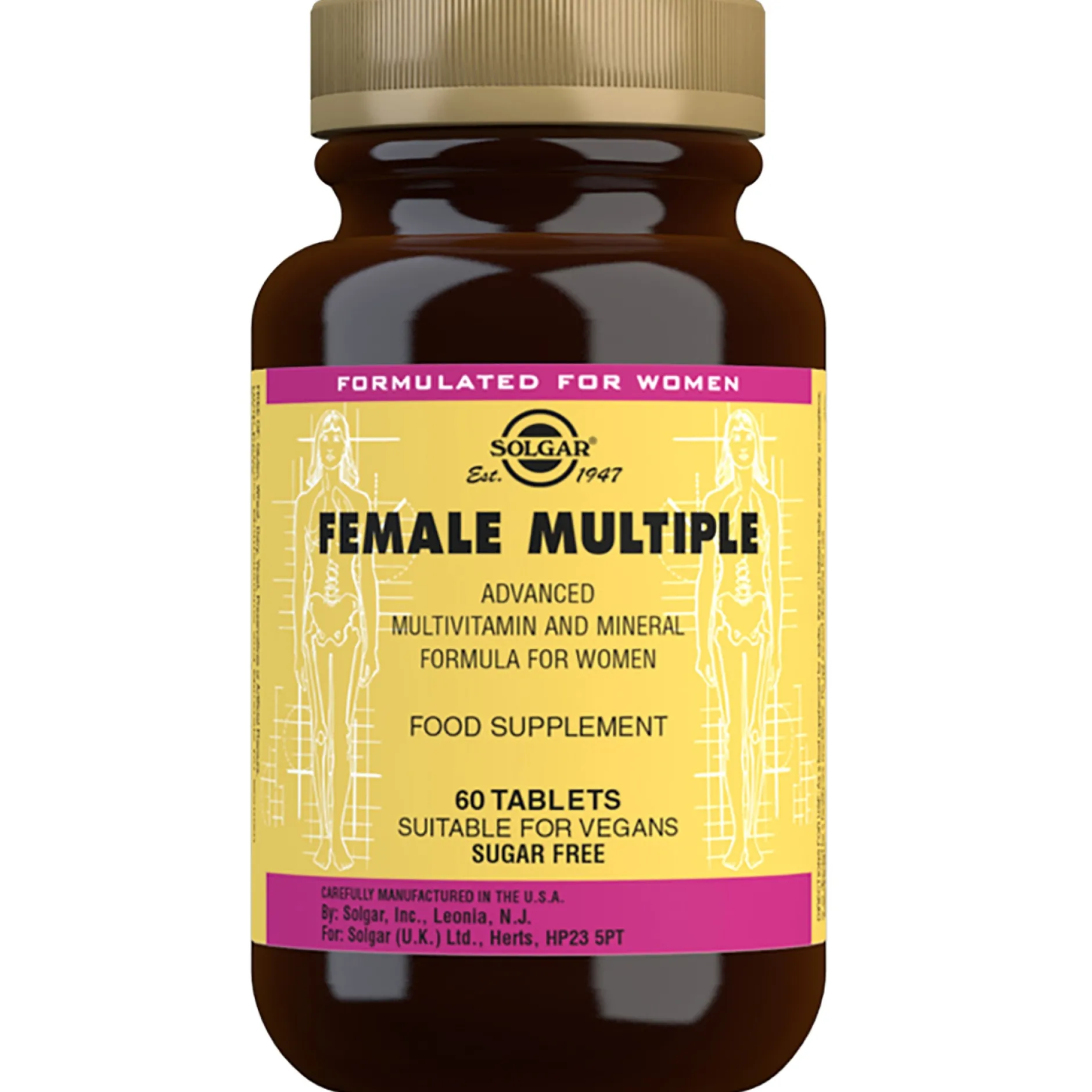 Solgar Vitamins Female Multiple Tablets x 60 Hot