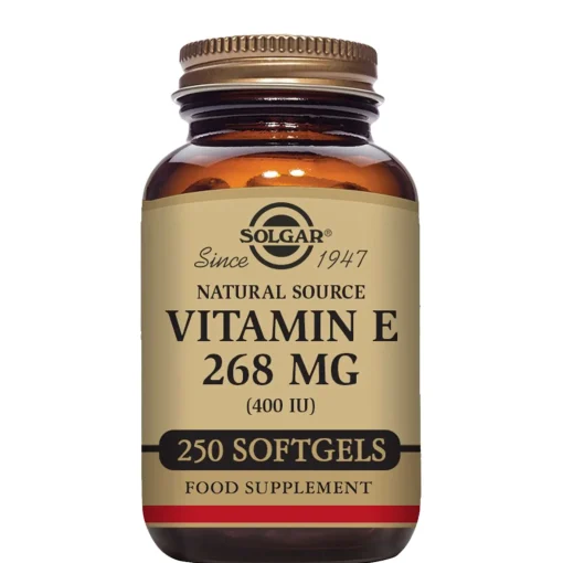 Solgar Vitamins Natural Source Vitamin E 268mg (400 IU) Softgels x 250 Best