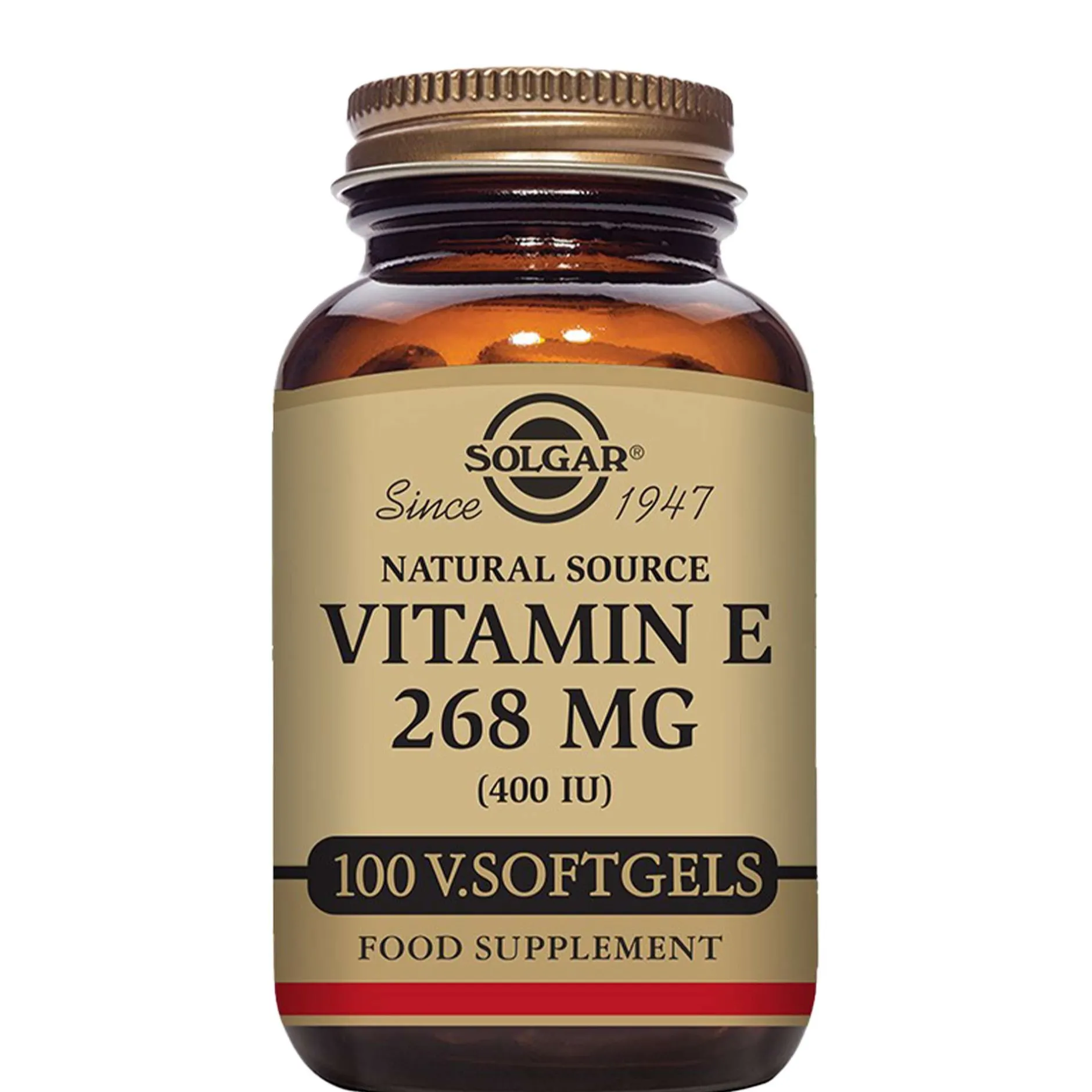 Solgar Vitamins Natural Source Vitamin E 268mg (400 IU) Softgels x 100 Hot