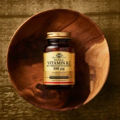 Solgar Vitamins Natural Vitamin K2 (MK-7) 100 µg Vegetable Capsules x 50 New