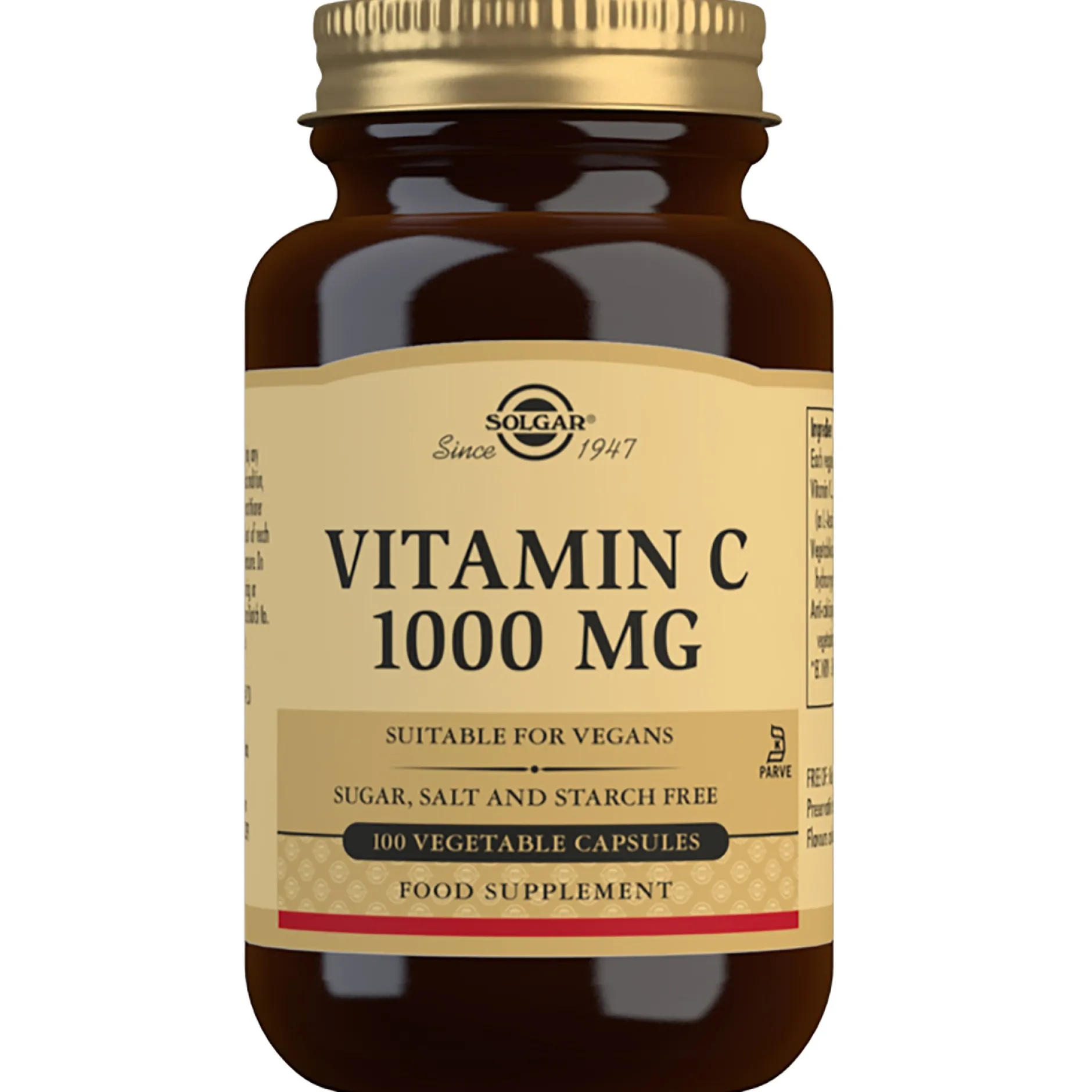 Solgar Vitamins Vitamin C 1000mg Vegetable Capsules x 100 Discount
