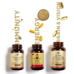 Solgar Vitamins Vitamin D3 1000 IU(25 µg) Softgels x 100